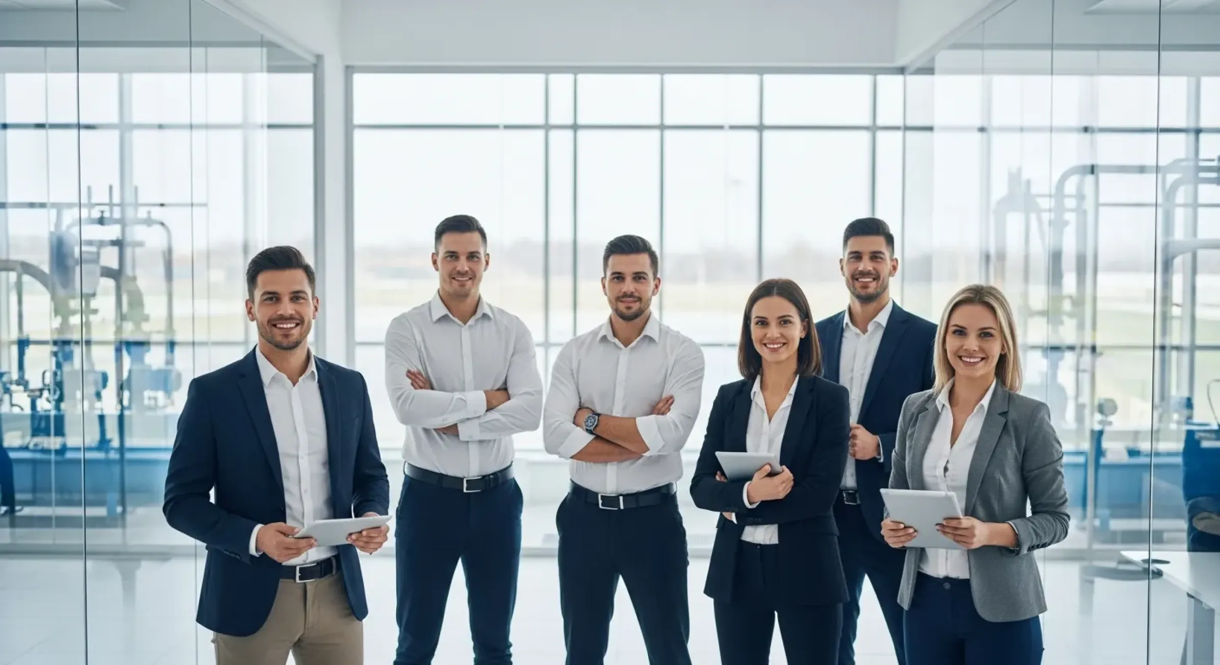 Equipo de especialistas en compresores industriales de ITG Group