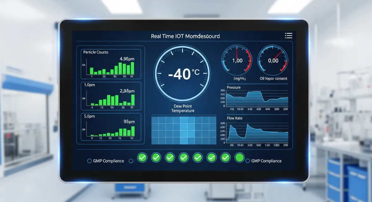 Monitoreo calidad aire farmacéutico
