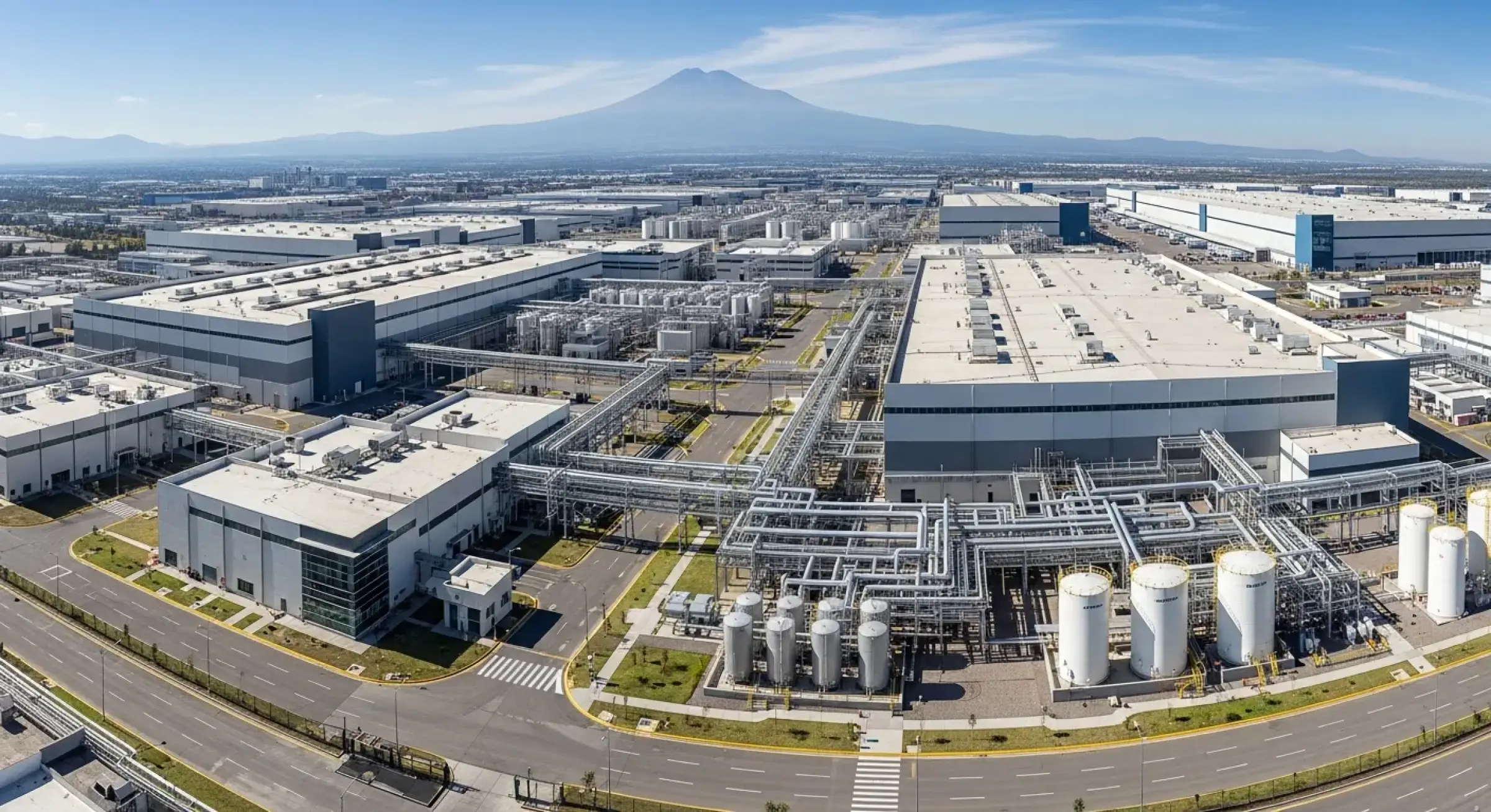 Complejo industrial en Puebla con sistemas de compresores industriales ITG Energy